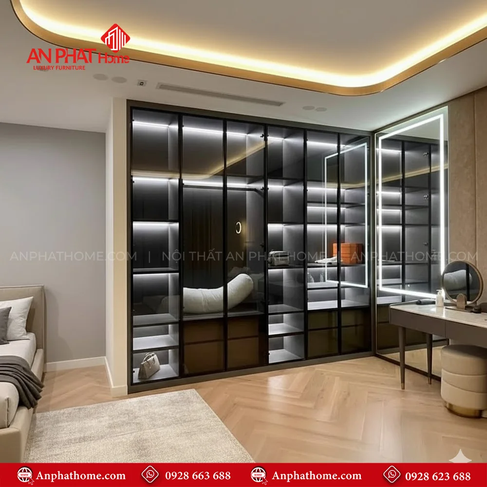 Tủ Áo Cánh Kính TA-532 7 Tủ Áo Cánh Kính TA-532 An Phát