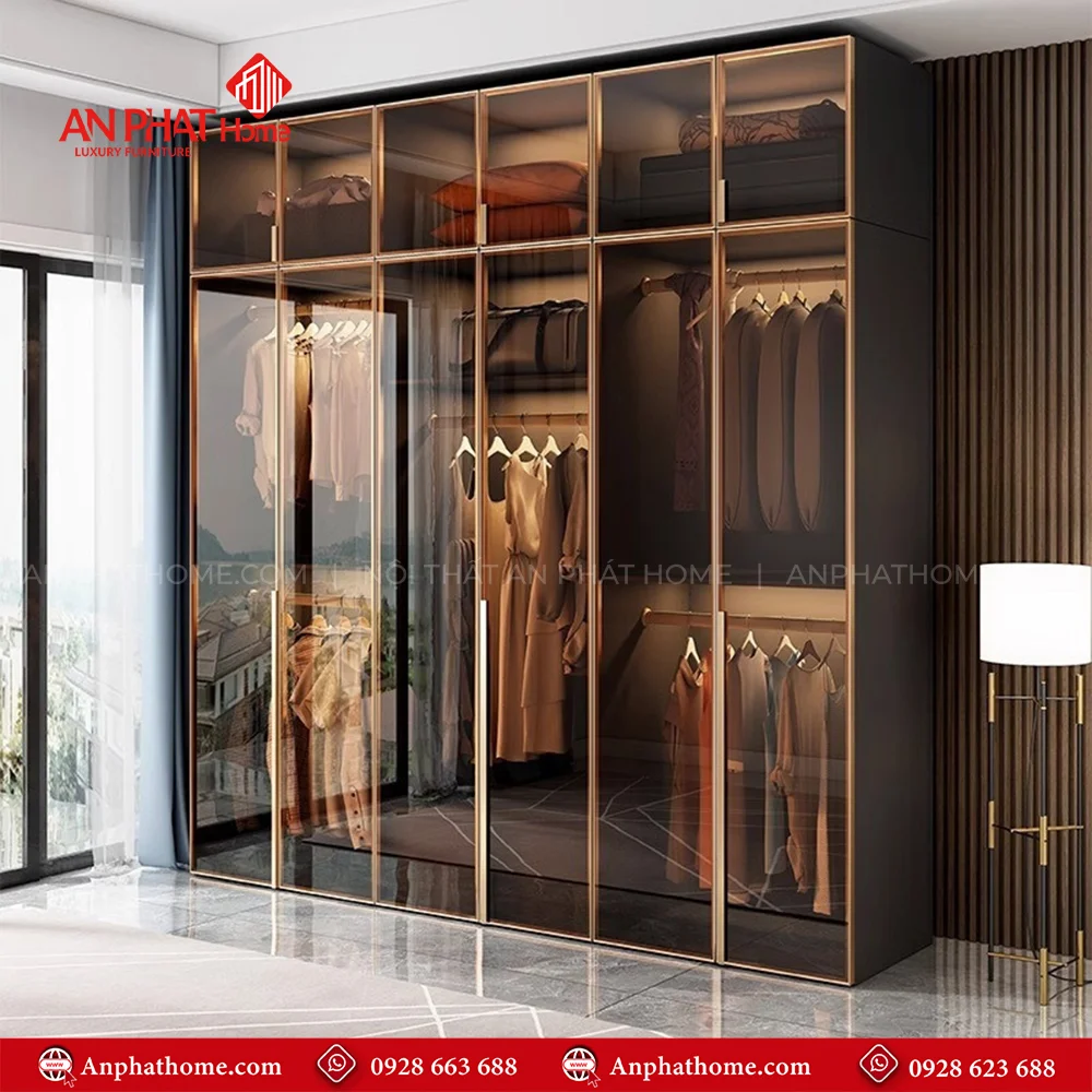 Tủ Áo Cánh Kính Thông Minh TA-504 28 Mẫu tủ quần áo đẹp giá rẻ hiện đại nhất hiện nay