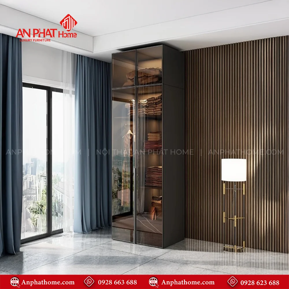 Tủ Áo Cánh Kính Thông Minh TA-504 33 Tủ quần áo cánh kính giá rẻ