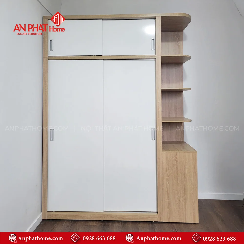 Tủ Áo Cánh Lùa Gỗ Công Nghiệp TA-600 7 Tủ Áo Cánh Lùa Gỗ Công Nghiệp TA-600 An Phát