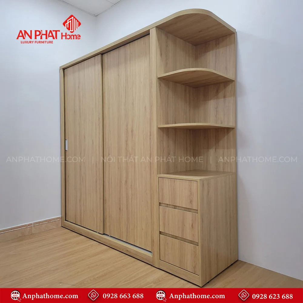 Tủ Áo Gỗ Công Nghiệp TA-582 8 Tủ quần áo thông minh gỗ mdf