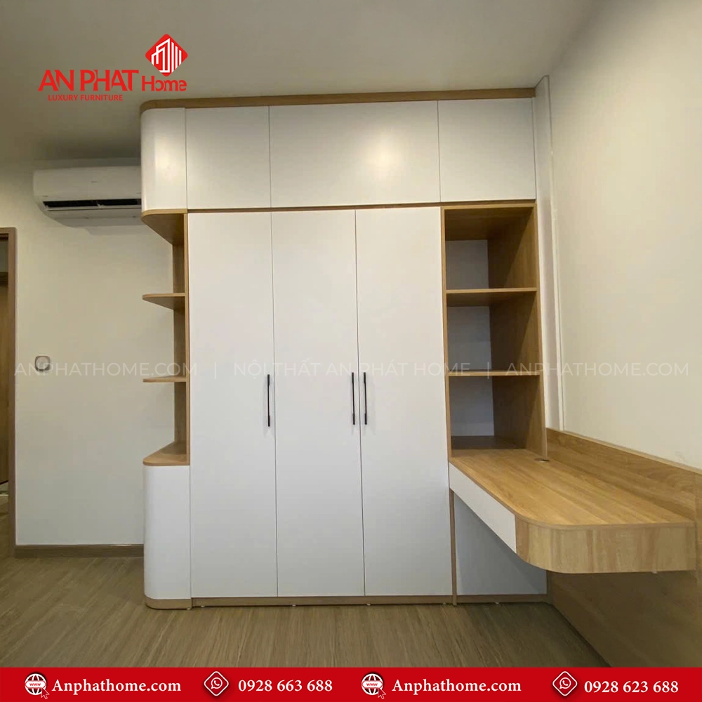 Tủ Áo Kịch Trần Gỗ Công Nghiệp TA-565 7 Tủ Áo Kịch Trần Gỗ Công Nghiệp TA-565 An Phát