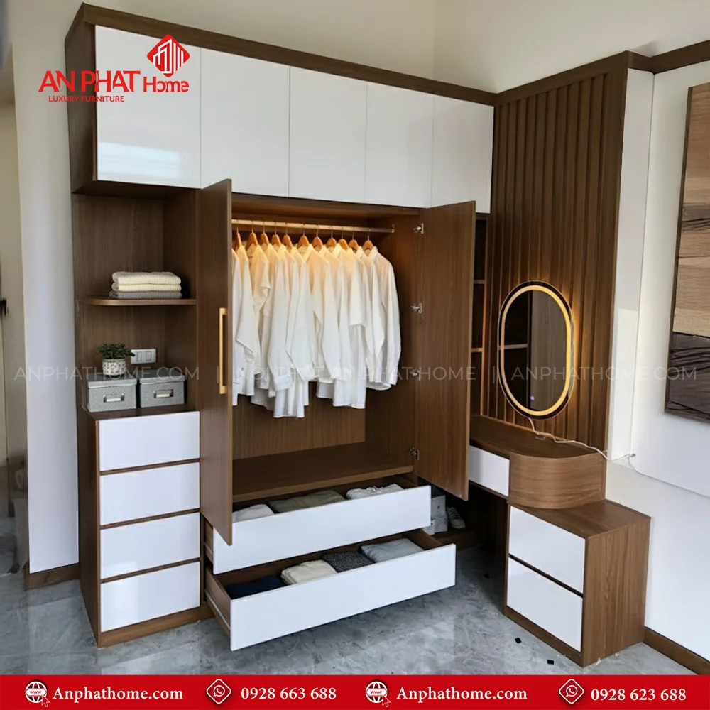 Tủ Áo Người Lớn TA-581 5 Tủ Áo Người Lớn TA-581 An Phát Home