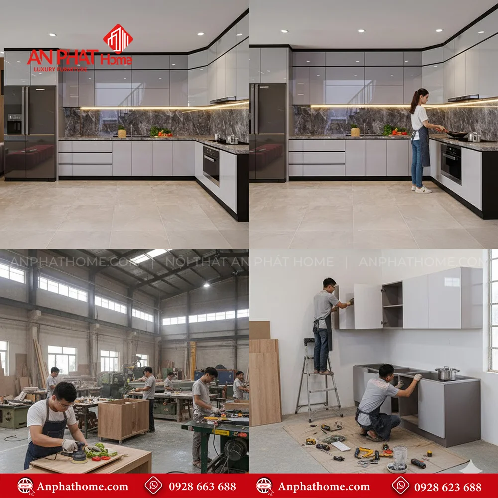 Tủ Bếp Acrylic Hiện Đại TB-909 12 Tu Bep Acrylic Hien Dai TB 909 4 copy