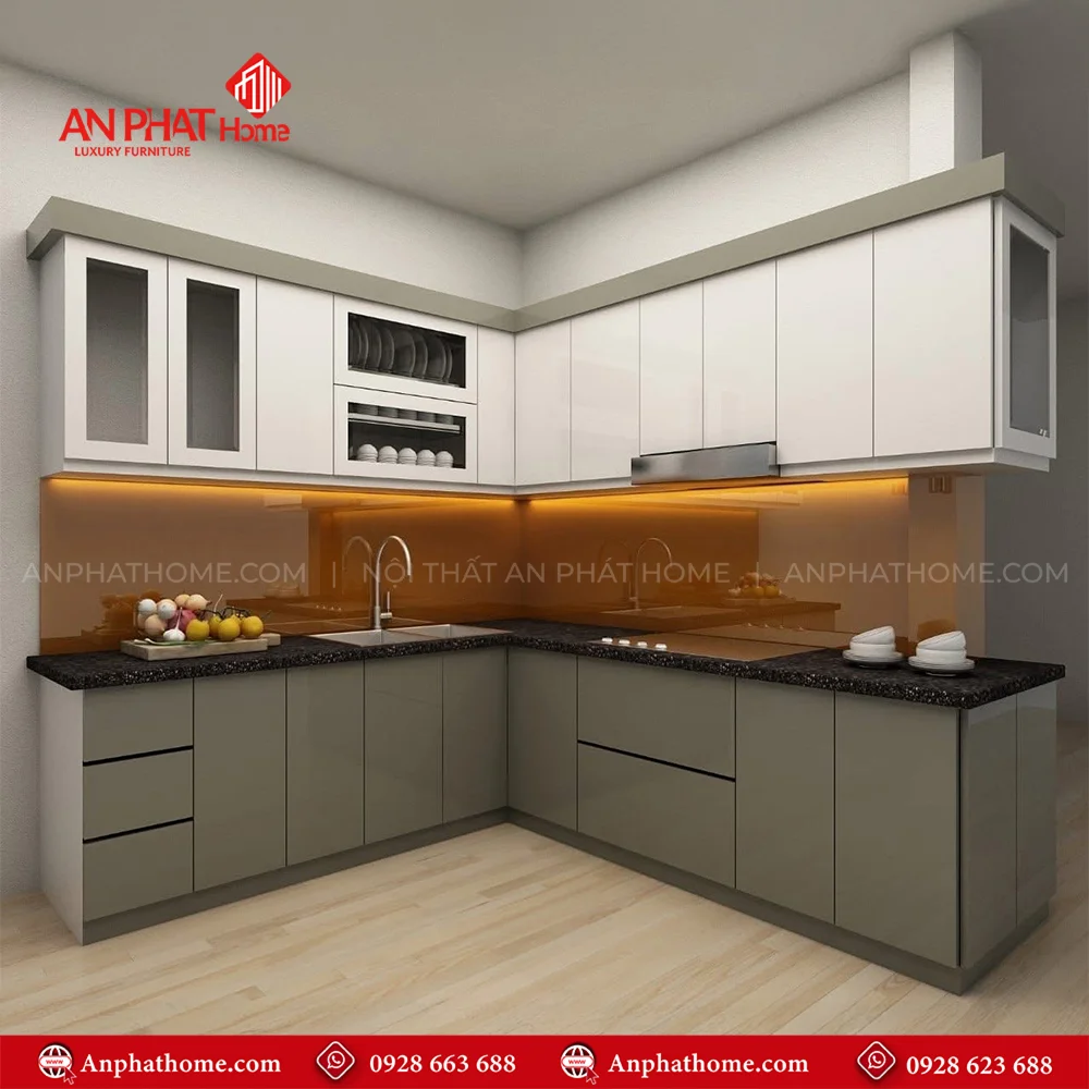 Tủ Bếp Đẹp Hiện Đại TB-923 7 Tủ Bếp Đẹp Hiện Đại TB-923 An Phát