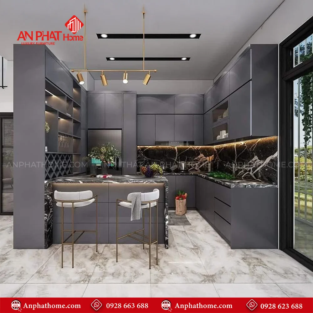 Tủ Bếp Đẹp TB-938 7 Tủ Bếp Đẹp TB-938 An Phát