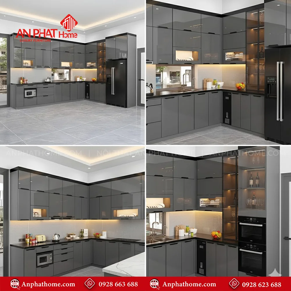 Tủ Bếp Đẹp TB-949 9 Tủ bếp đơn giản tiết kiệm