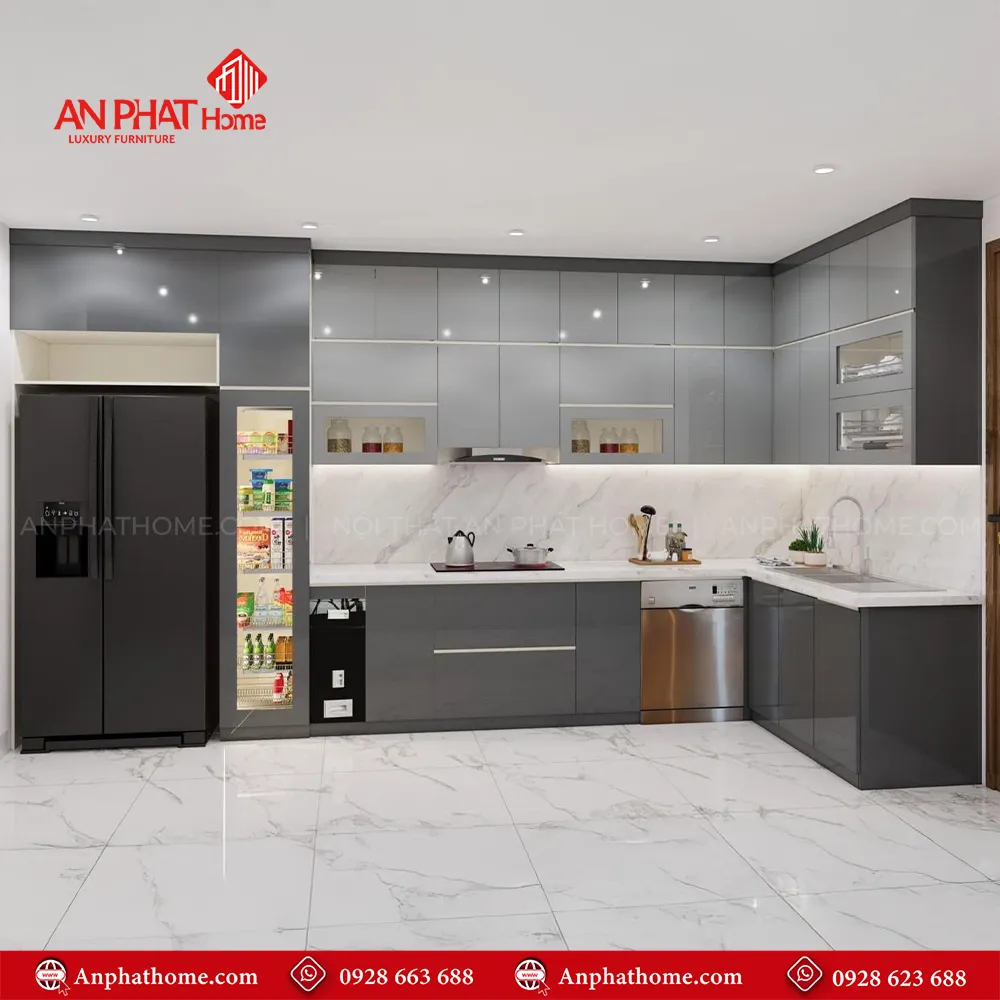 Tủ Bếp Đẹp TB-956 7 Tủ Bếp Đẹp TB-956 An Phát