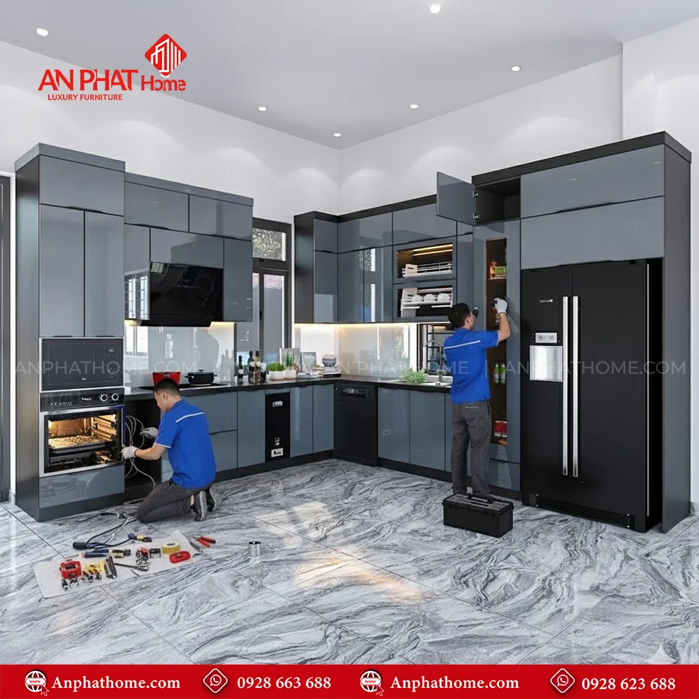 Tủ Bếp Đẹp TB-959 11 Các mẫu tủ bếp đẹp nhất hiện nay