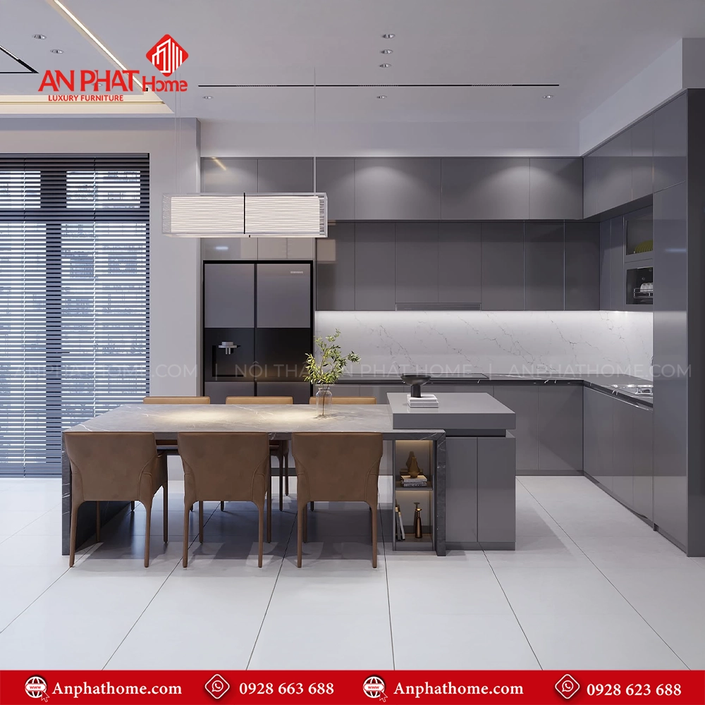 Tủ Bếp Hiện Đại TB-958 7 Tủ Bếp Hiện Đại TB-958 An Phát