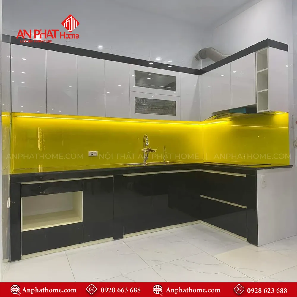 Tủ Bếp MDF Cánh Acrylic TB-919 7 Tủ Bếp MDF Cánh Acrylic TB-919 An Phát