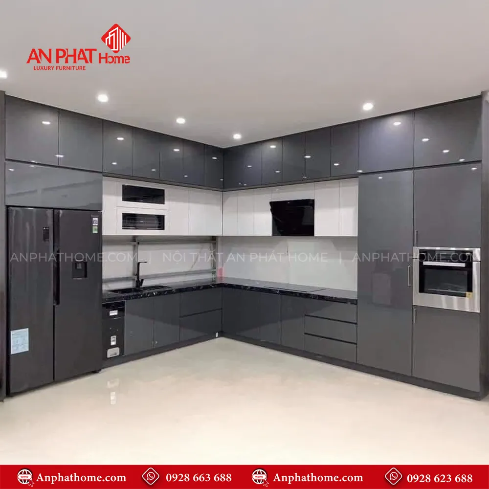 Tủ Bếp Nhựa Cánh Acrylic TB-912 An Phát