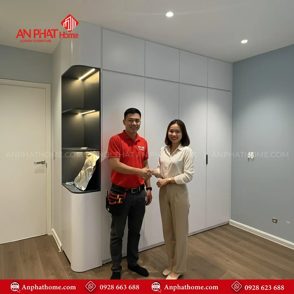 Tủ Đựng Quần Áo TA-522 9 Tủ quần áo thông minh cửa mở