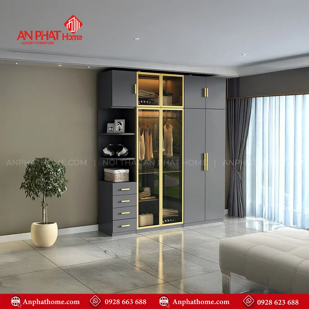 Tủ Đựng Quần Áo Thông Minh TA-599 7 Tủ Đựng Quần Áo Thông Minh TA-599 An Phát Home