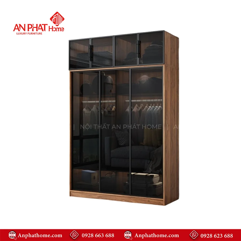 Mẫu tủ quần áo trong phòng ngủ hiện đại