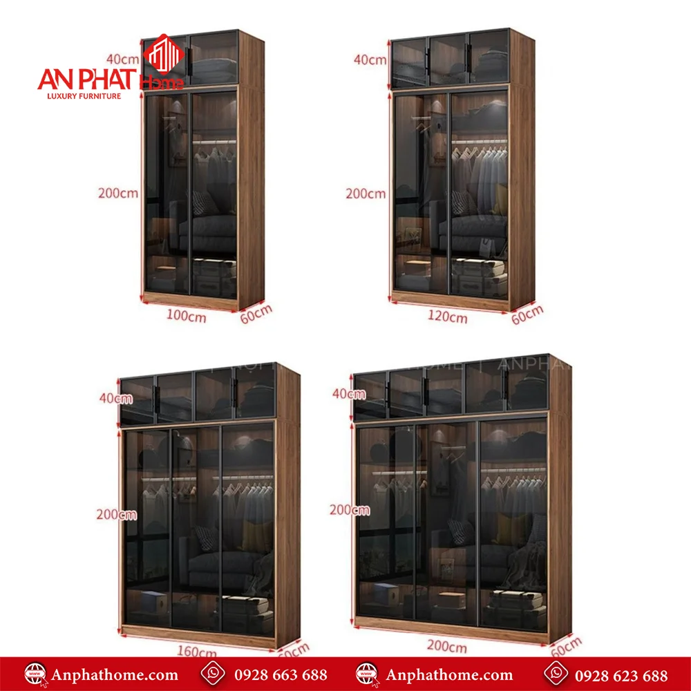 Thiết kế tủ quần áo hiện đại