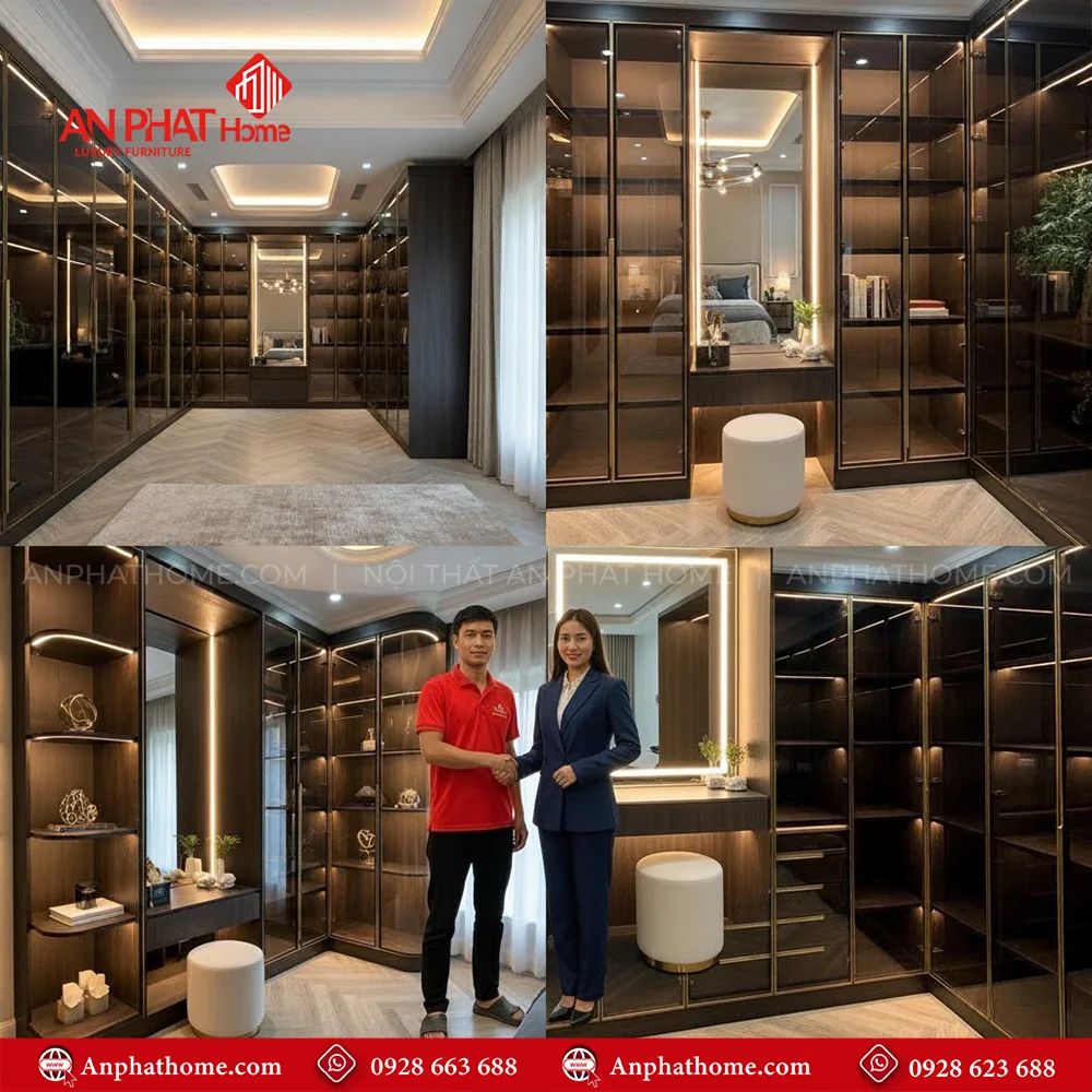 Thiết kế tủ quần áo cho phòng ngủ nhỏ