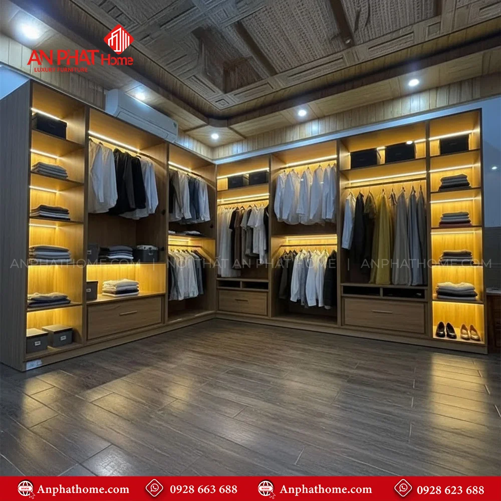 Tủ Quần Áo Gỗ Cánh Kính Sang Trọng TA-553 8 Mẫu tủ quần áo đẹp hiện đại