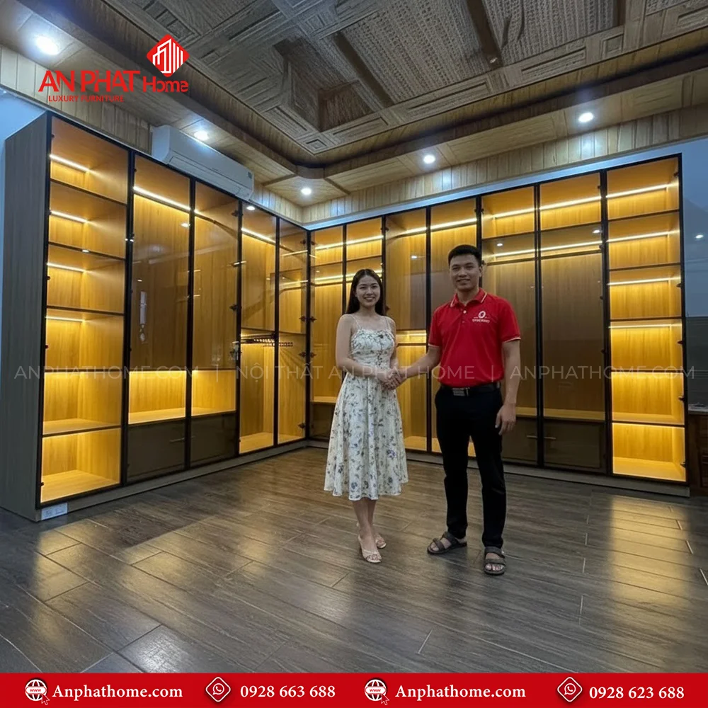Tủ Quần Áo Gỗ Cánh Kính Sang Trọng TA-553 9 Mẫu thiết kế tủ quần áo thông minh tiết kiệm diện tích