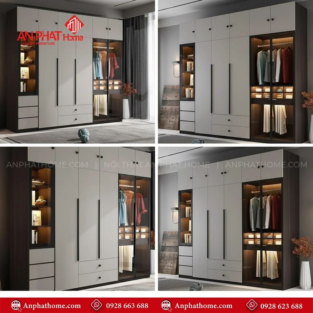 Những mẫu tủ đựng quần áo đẹp