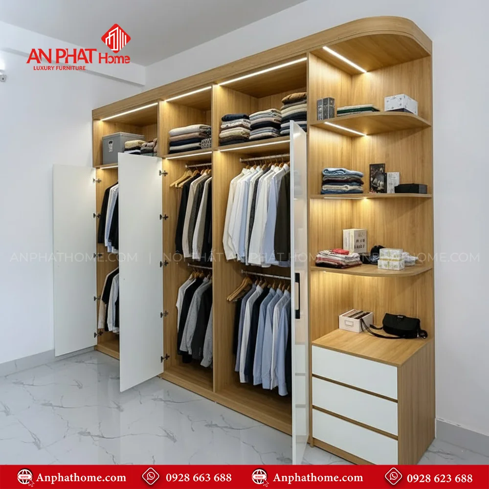 Các mẫu tủ quần áo đẹp nhất