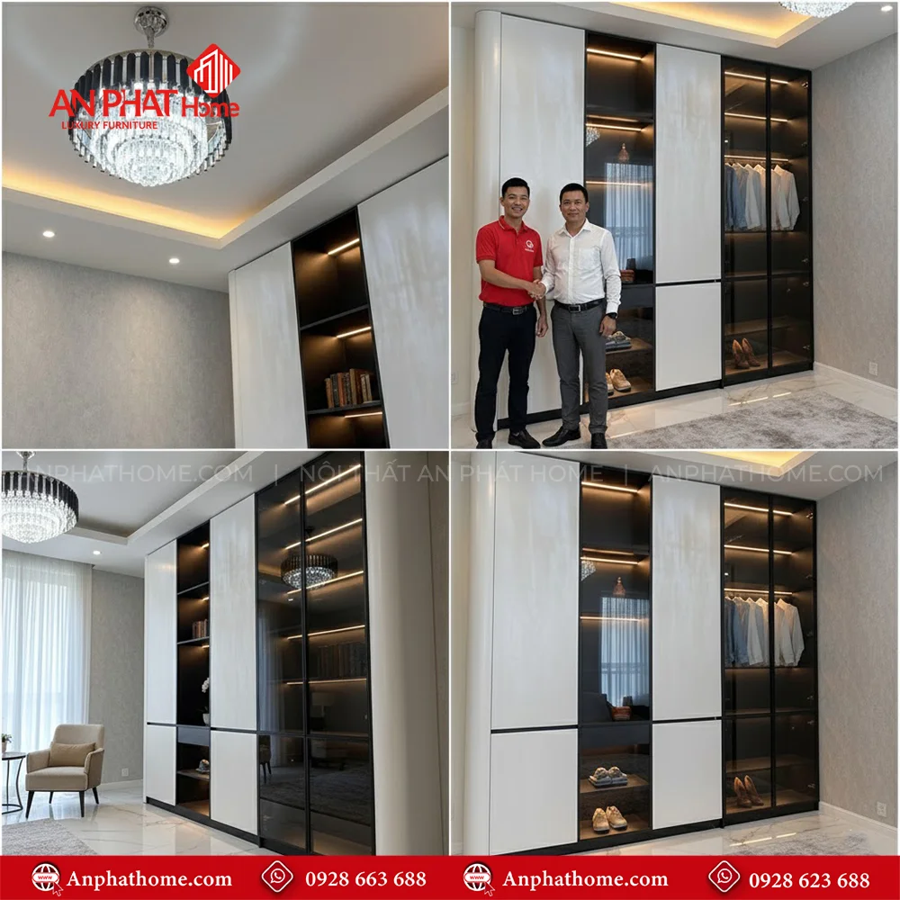 Tủ Quần Áo Gỗ TA-521 6 Mẫu tủ đựng quần áo thiết kế hiện đại