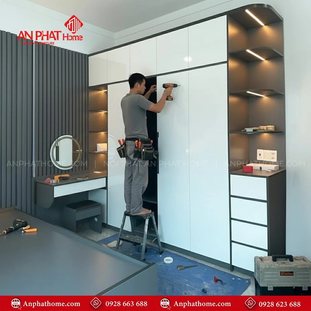 Tủ Quần Áo Gỗ TA-550 8 Mẫu thiết kế tủ quần áo hiện đại sang trọng