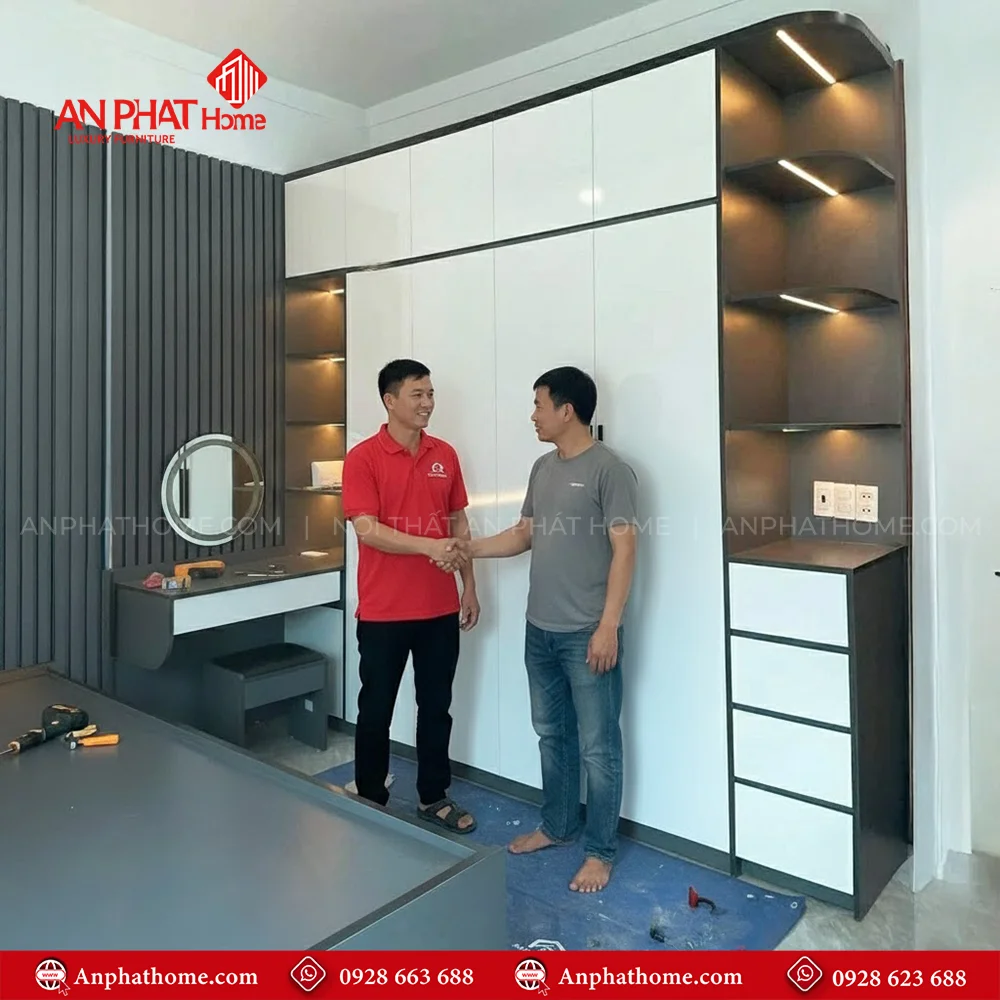 Tủ Quần Áo Gỗ TA-550 9 Mẫu tủ quần áo cho phòng ngủ nhỏ