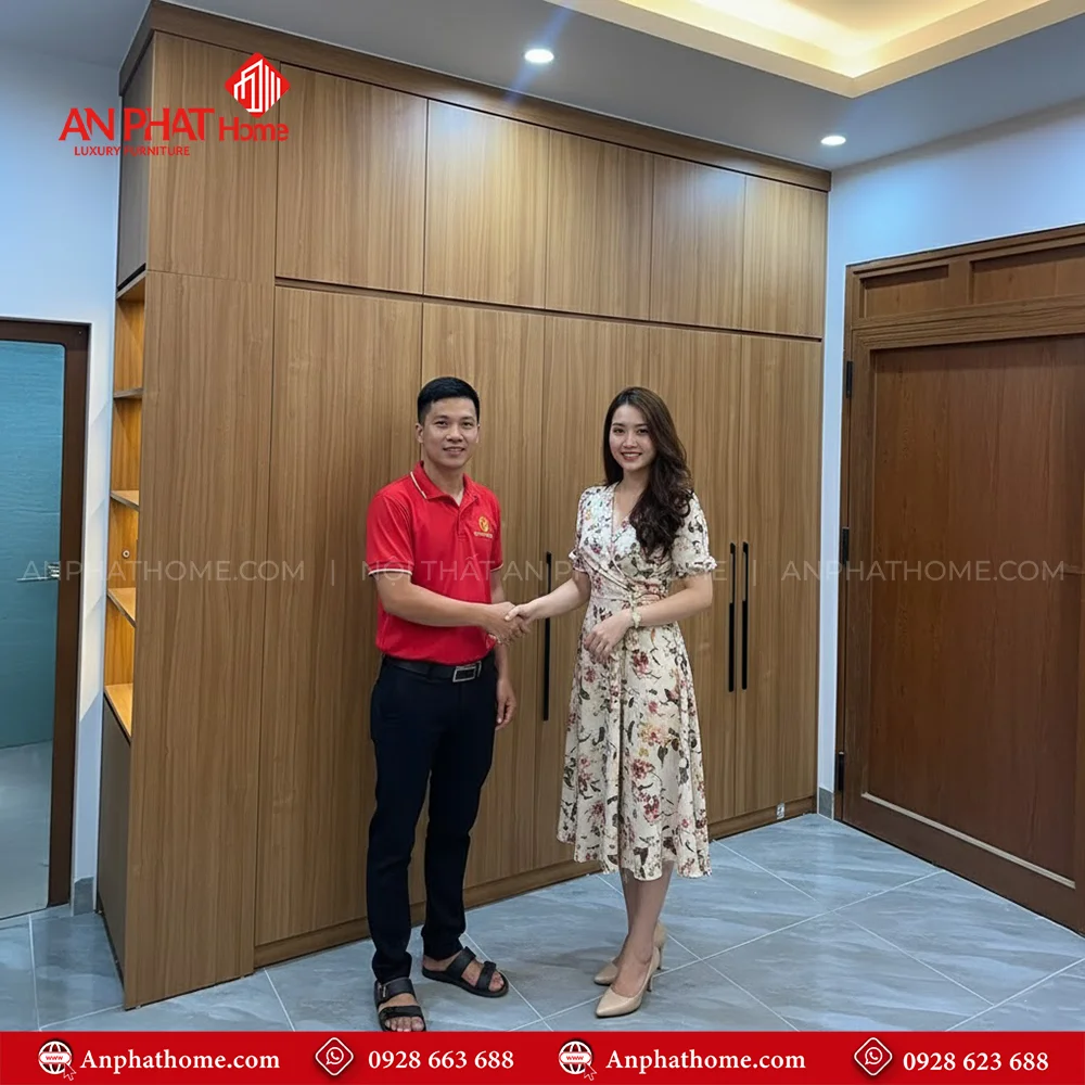 Tủ Quần Áo Gỗ TA-561 9 Mẫu tủ quần áo cho phòng ngủ nhỏ