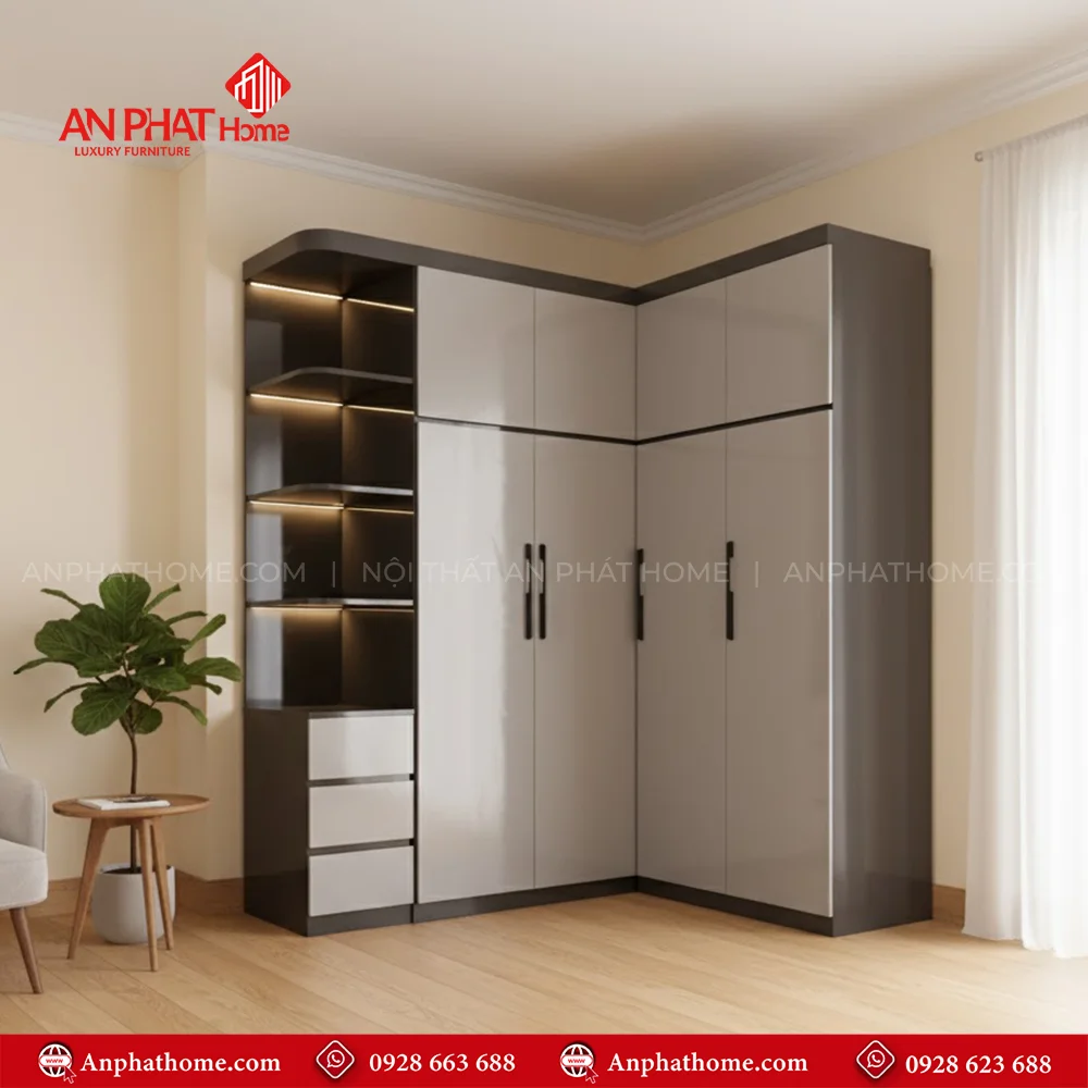 Tủ Quần Áo Hiện Đại TA-517 An Phát Home