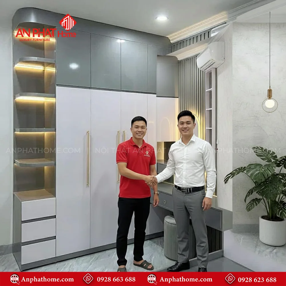 Tủ Quần Áo Hiện Đại TA-530 6 Mẫu tủ quần áo 3 buồng hiện đại