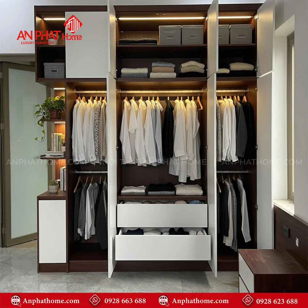 Tủ Quần Áo Người Lớn TA-567 9 Tủ quần áo đơn giản mà đẹp