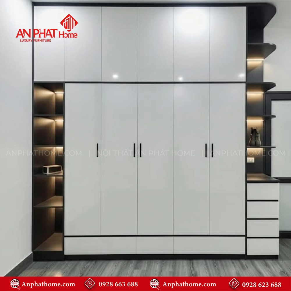 Tủ Quần Áo Người Lớn TA-583 7 Tủ Quần Áo Người Lớn TA-583 An Phát Home