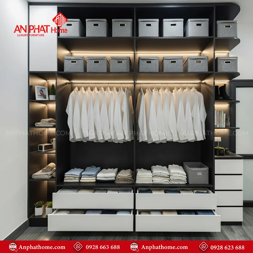 Tủ Quần Áo Người Lớn TA-583 9 Tủ quần áo đơn giản mà đẹp