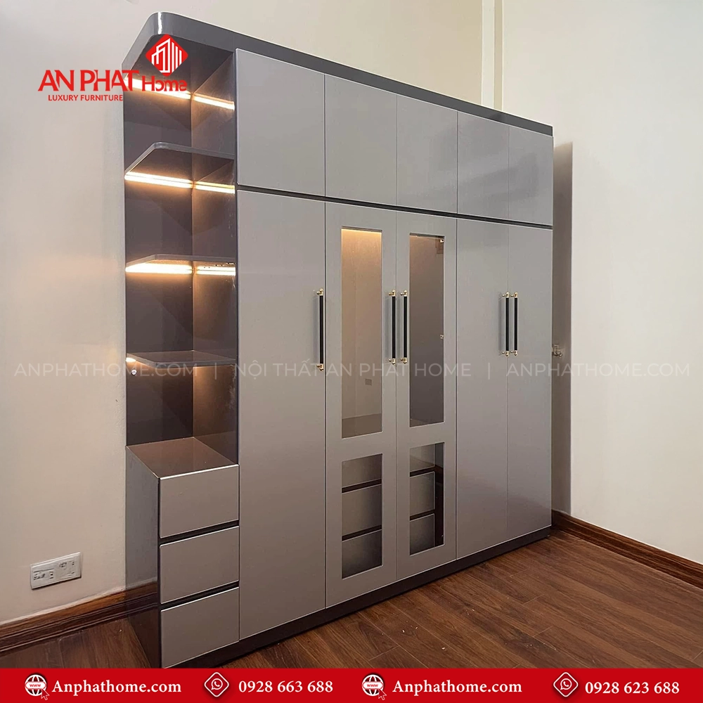 Tủ Quần Áo Nhựa TA-542 7 Tủ Quần Áo Nhựa TA-542 An Phát Home