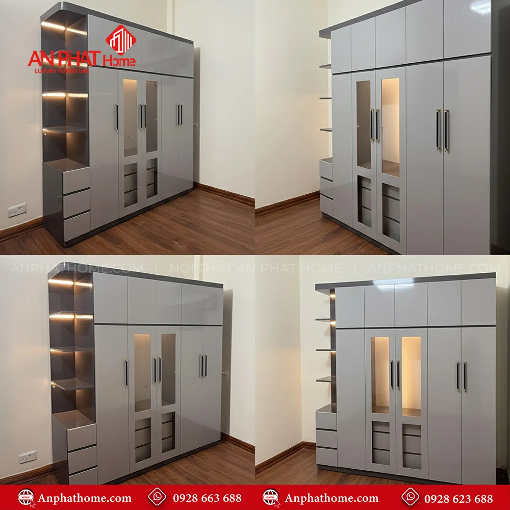 Tủ Quần Áo Nhựa TA-542 9 Tủ quần áo thiết kế theo yêu cầu