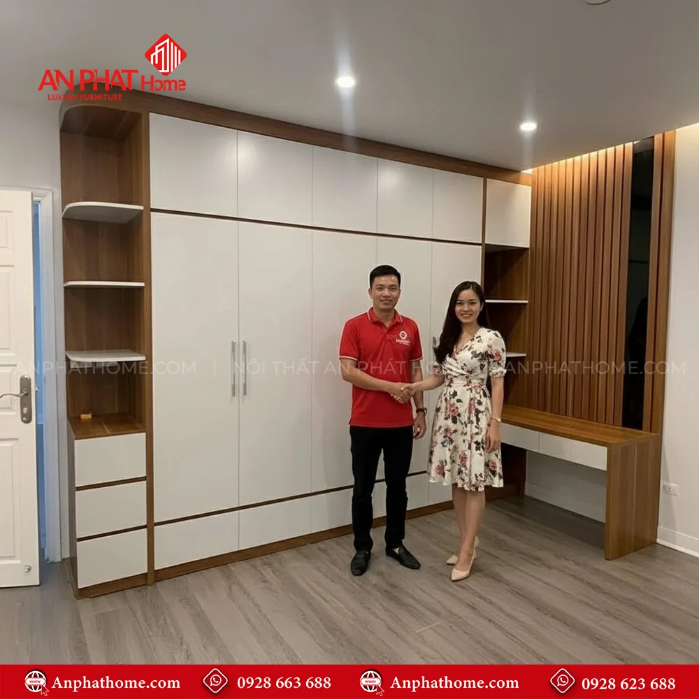 Tủ Quần Áo Phòng Ngủ Hiện Đại TA-559 9 Thiết kế tủ quần áo cho phòng ngủ nhỏ