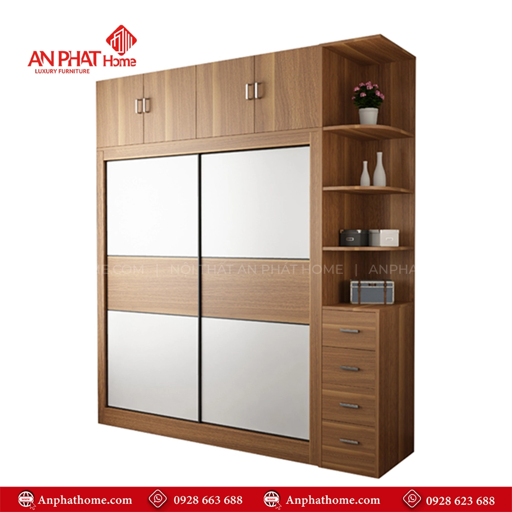 Tủ Quần Áo Thông Minh Cánh Lùa TA-575 6 Thiết kế tủ quần áo hiện đại sang trọng
