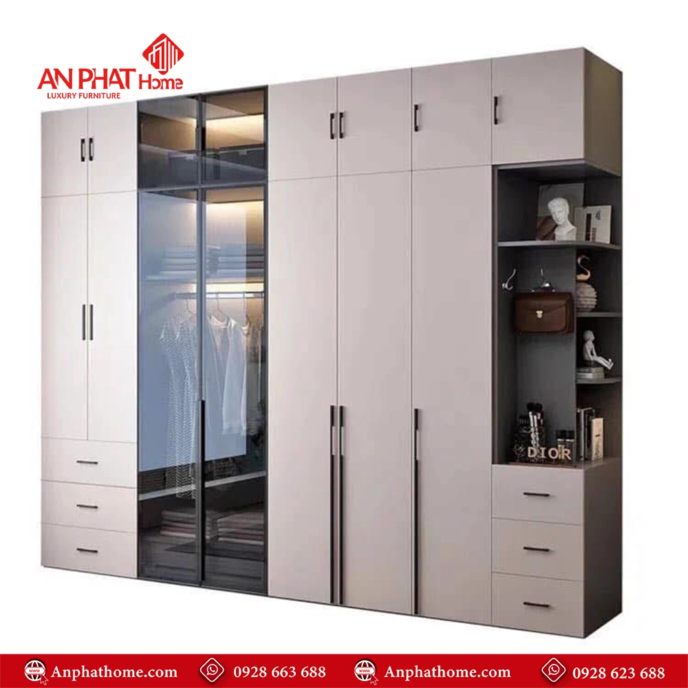 Tủ Quần Áo Thông Minh TA-538 7 Tủ Quần Áo Thông Minh TA-538 An Phát Home