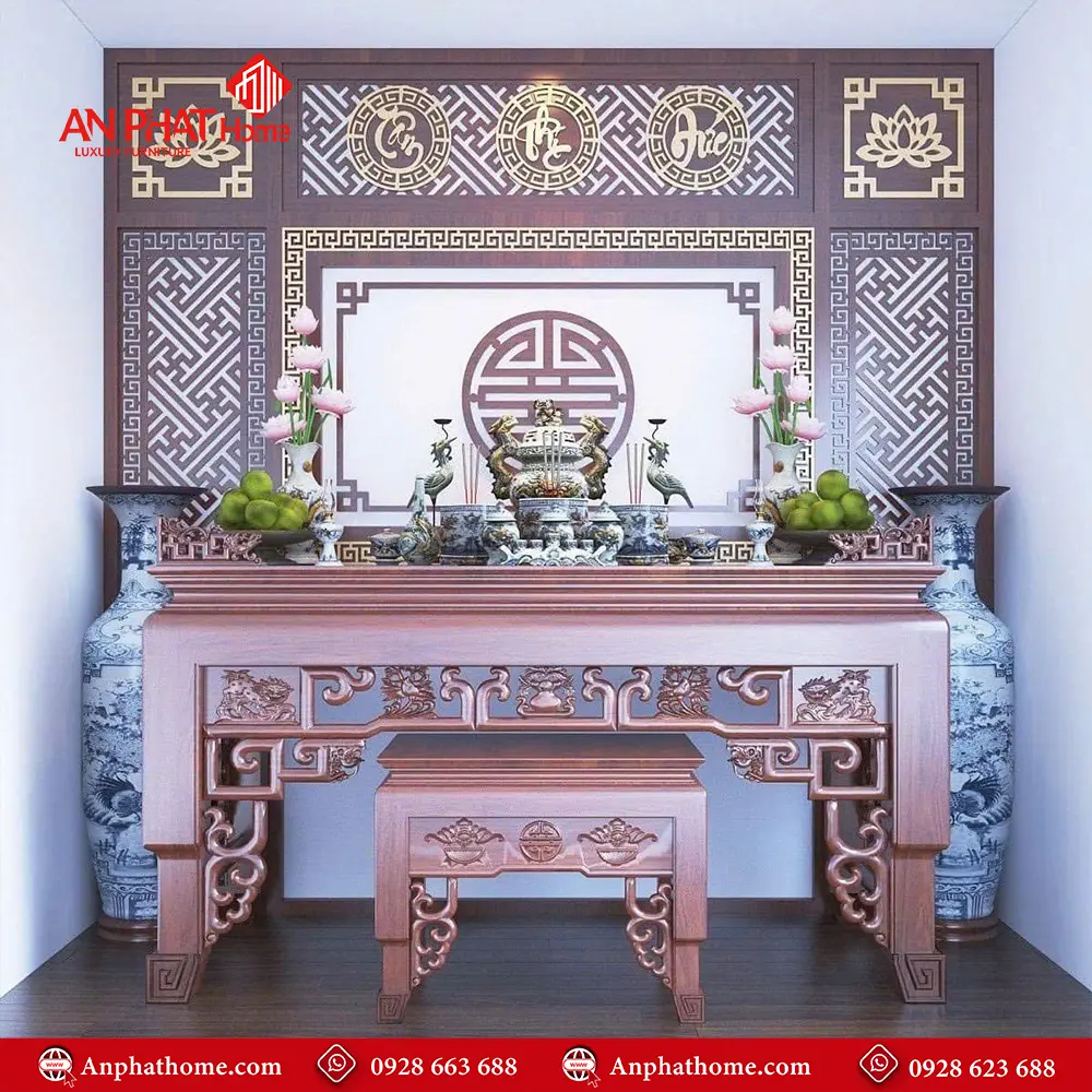 Bàn Thờ Đẹp Cao Cấp BT-2308 5 Bàn Thờ Đẹp Cao Cấp BT-2308