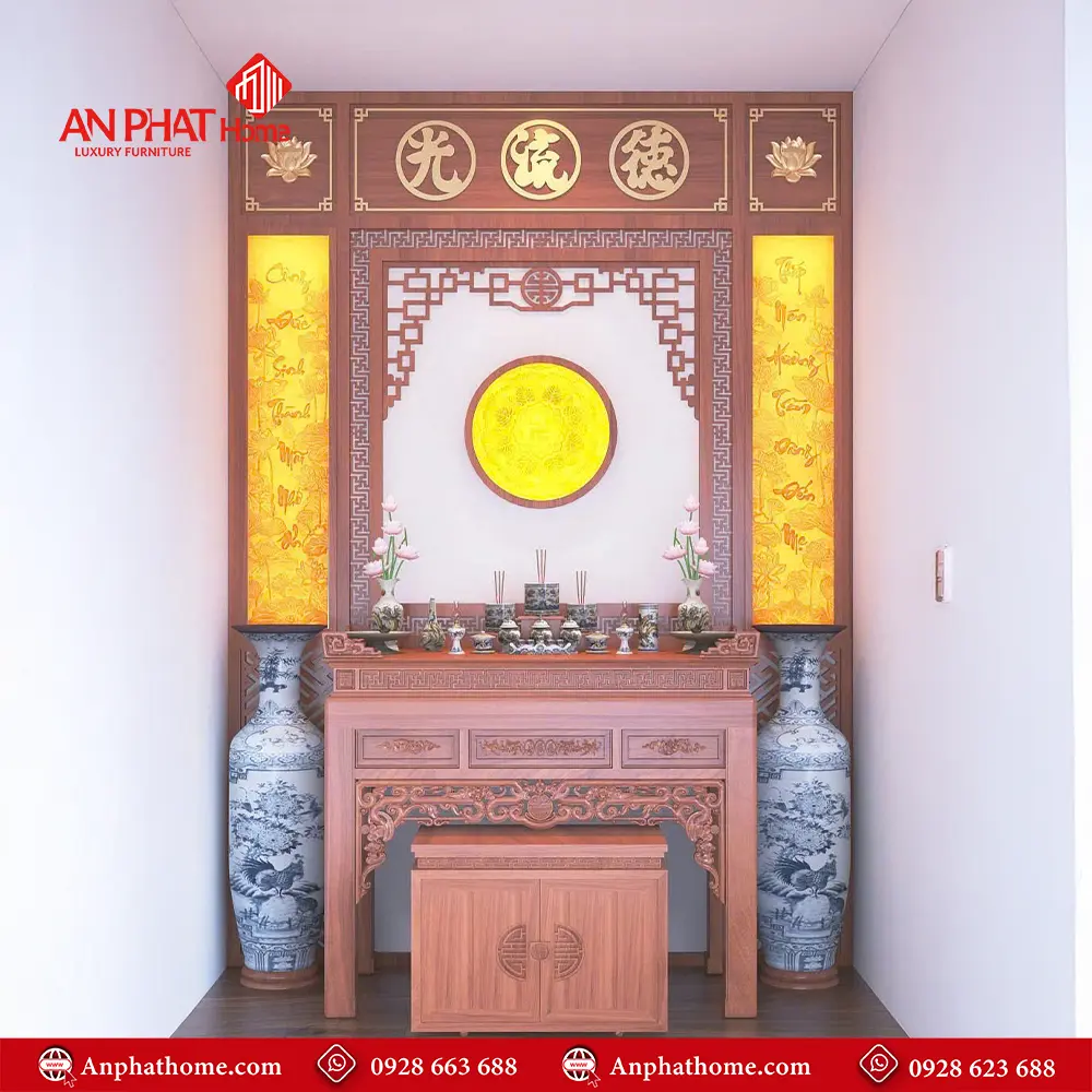 Bàn Thờ Gia Tiên Gỗ Hương Đá BT-2315 5 Bàn Thờ Gia Tiên Gỗ Hương Đá BT-2315