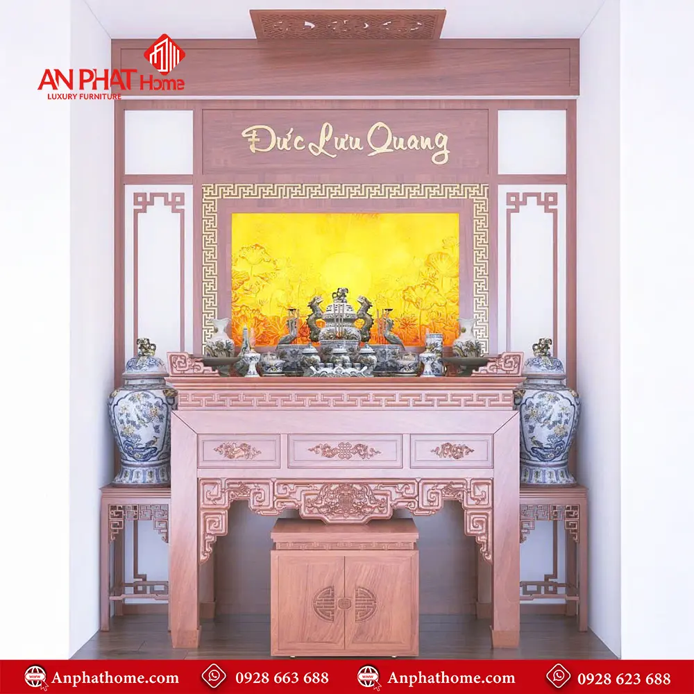 Bàn Thờ Gia Tiên Gỗ Hương Đá Cao Cấp BT-2326 5 Bàn Thờ Gia Tiên Gỗ Hương Đá Cao Cấp BT-2326