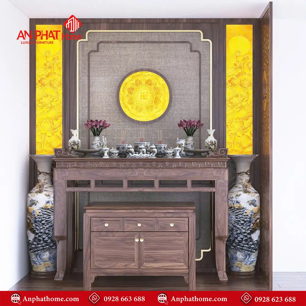 Bàn Thờ Gia Tiên Hiện Đại BT-2317 5 Bàn Thờ Gia Tiên Hiện Đại BT-2317