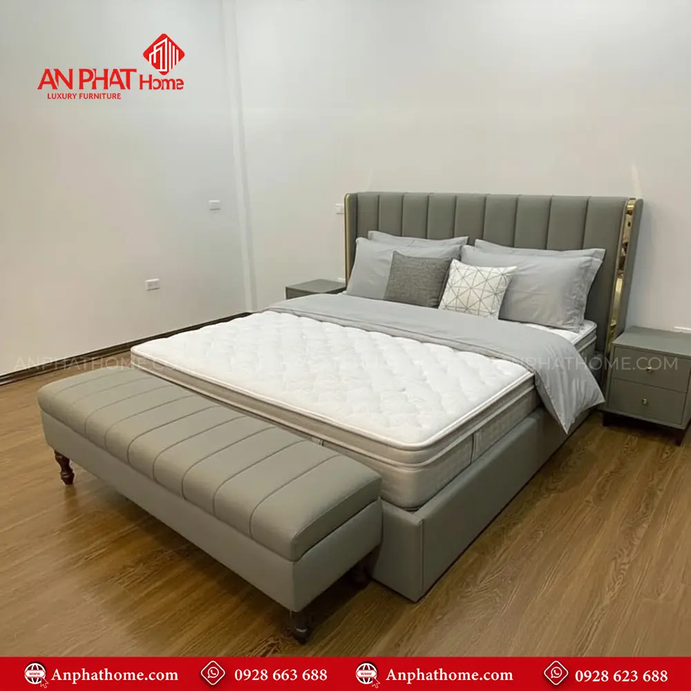 Giường Bọc Da Hiện Đại GN-277 9 Giường Bọc Da Hiện Đại GN-277