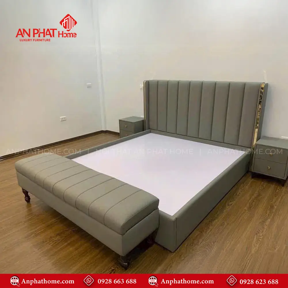 Giường Bọc Da Hiện Đại GN-277 10 Giường Bọc Da Hiện Đại GN-277