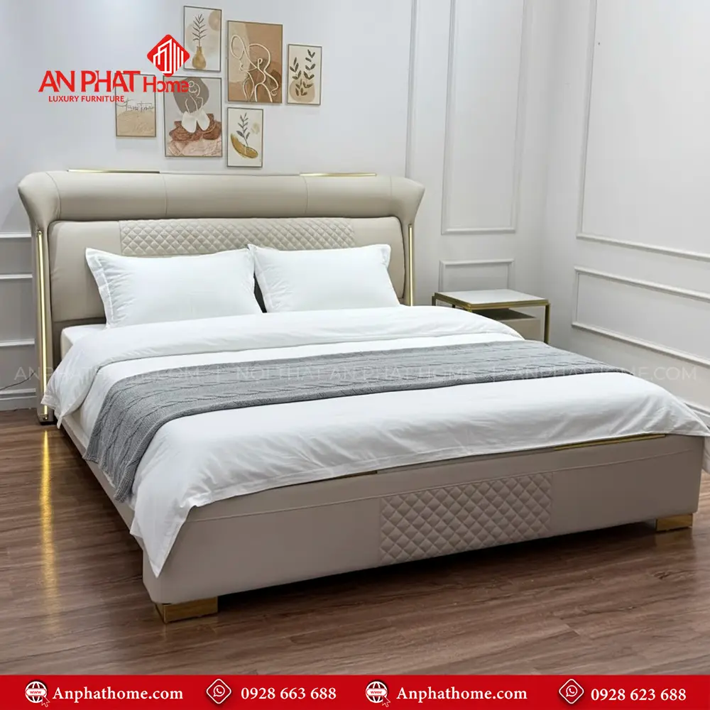 Giường Bọc Nệm Hiện Đại GN-279