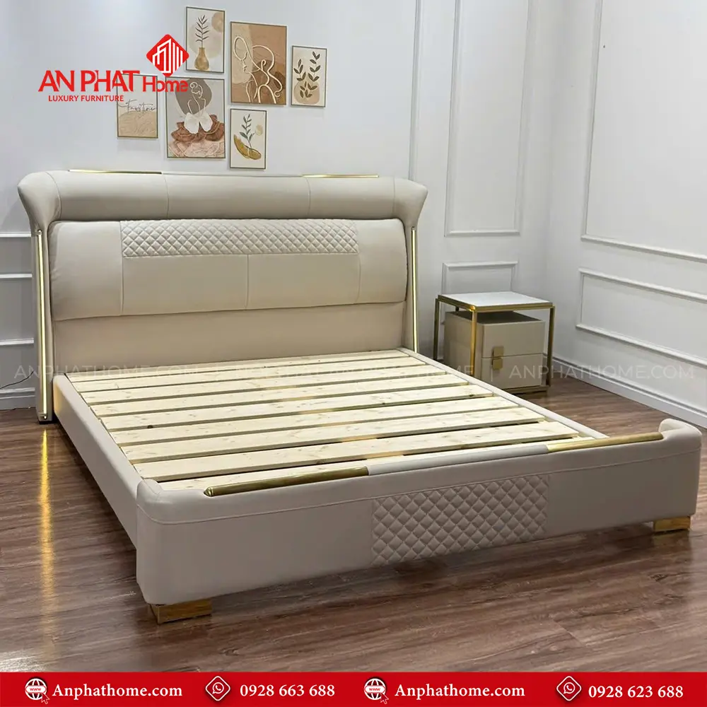 Giường Bọc Nệm Hiện Đại GN-279