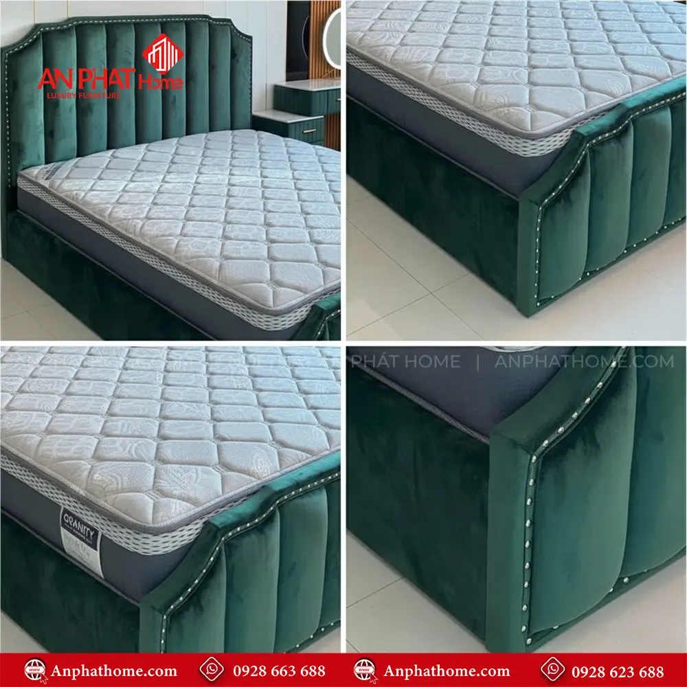 Giường Bọc Nhung Cao Cấp GN-273