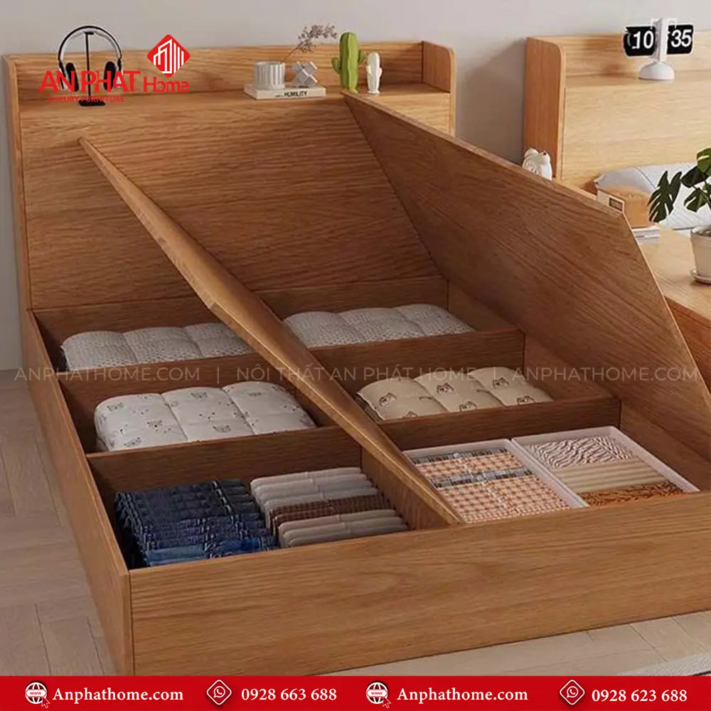 Giường Đôi Gỗ Công Nghiệp GN-215 17 Giường Đôi Gỗ Công Nghiệp GN-215