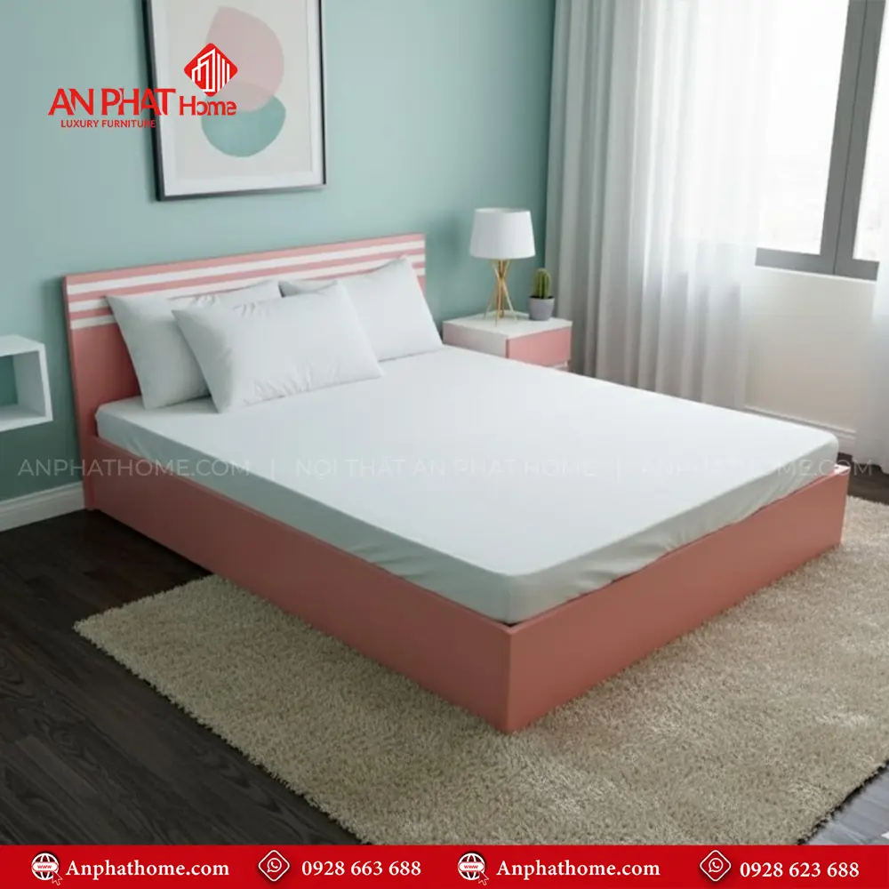 Giường Gỗ Công Nghiệp GN-203 9 Giường Gỗ Công Nghiệp GN-203